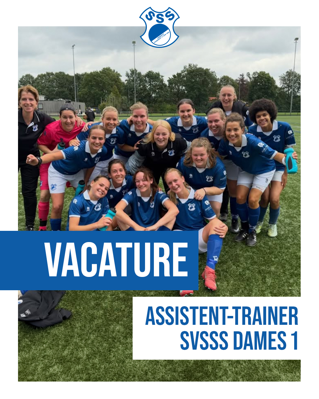 Vacature assistent-trainer SvSSS dames 1!