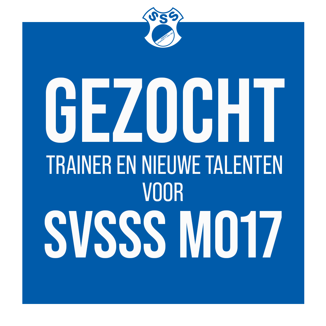 Gezocht: trainer en nieuwe talenten voor SvSSS MO17