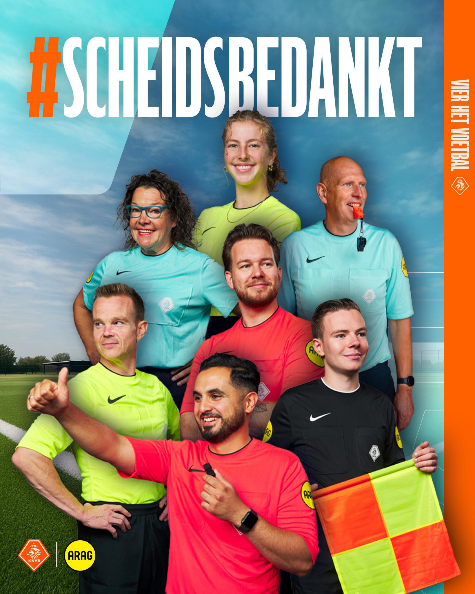 Scheidsrechters bedankt!